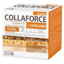 DIETMED Collaforce Super +Cúrcuma 20 Sobres | Colágeno Hidrolizado, Ácido Hialurónico, Magnesio, Vitamina C y D | Protección Celular, Huesos, Piel y Cartílagos Precio: 27.5. SKU: B13ZLCA3Y5
