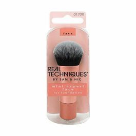 Real Techniques Mini Expert Face Brush - Brocha de Maquillaje Compacta para Base Líquida y Crema, Vegana, 1 unidad Real Techniques Mini Expert Face Brush - Brocha de Maquillaje Compacta para Base Líquida y Crema, Vegana, 1 unidad