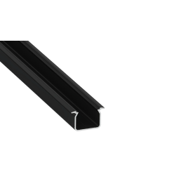 KIMERA UHRE Perfil Aluminio Anodizado Negro con Difusor Opal, Tapones y Clips Sujección 2,02M Precio: 6.50000021. SKU: B16DSZDPBA