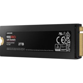 SAMSUNG - 990 PRO - SSD interno - 2 TB - Con disipador - PCIe 4.0 - NVMe 2.0 - M2 2280 - Hasta 7450 MB/s (MZ-V9P2T0GW) SAMSUNG - 990 PRO - SSD interno - 2 TB - Con disipador - PCIe 4.0 - NVMe 2.0 - M2 2280 - Hasta 7450 MB/s (MZ-V9P2T0GW)