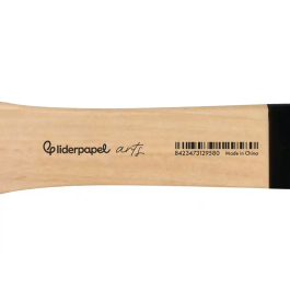 Liderpapel Brocha Paletina Plana Ancho 33.5 mm Pelo Cerda Certificado FSC