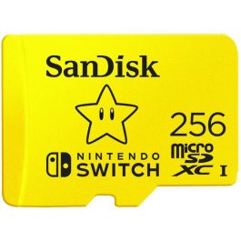 Sandisk SDSQXAO-256G-GNCZN Tarjeta microSDXC para Nintendo Switch 256GB 100MB/s 90MB/s A1 UHS-I Precio: 52.5000003. SKU: S7818967