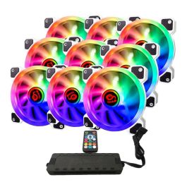 TALIUS IRIS SPECTRUM ARGB/CRONOS PACK 9 VENTILADORES 120MM + CENTRALITA COLOR BLANCO Precio: 81.50000012. SKU: B1968V27L3