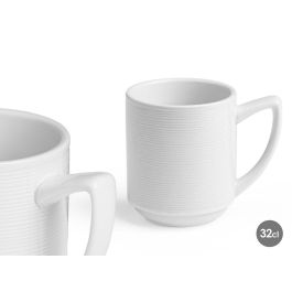 Vessia Taza Porcelana Blanca 320 ml 11x9.5x8 cm (36 Unidades) Precio: 44.5000006. SKU: B1EXTWN62A