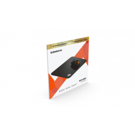 SteelSeries Alfombrilla de Ratón QcK Hard para Juegos Negro - Núm. artículo: 63821, 320x270mm, Polietileno