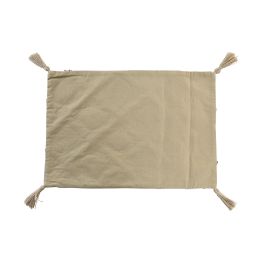 DKD Home Decor Funda Cojín Decorativa Multicolor de Algodón y Poliéster con Diseño de Flecos y Cierre de Cremallera 40 x 60 cm