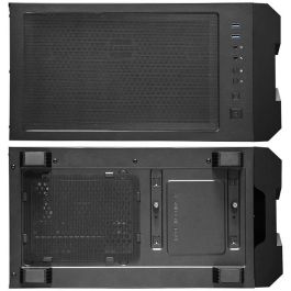 Chieftec Caja Gaming GS-01B-OP Torre ATX Micro ATX Mini-ITX Negra con Vidrio Templado e Iluminación RGB
