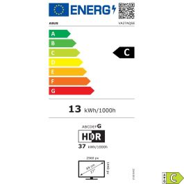 Asus VA27AQSE Pantalla PC 27" Quad HD 2560x1440 IPS 1ms Negro 90LM06G1-B02171