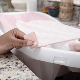 Ingenuity ING00129144171387 Bañera Deluxe Rosa con Hamaca para Bebé, de 0 a 3 años