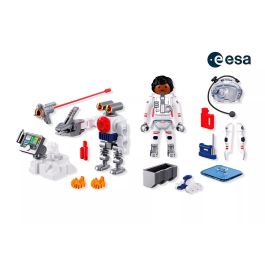 Playmobil 72014 - Set de Figuras Astronauta ESA con Robot y Mars Crawler, Juguete de Exploración Espacial y Misión a Marte para Niños +4 años