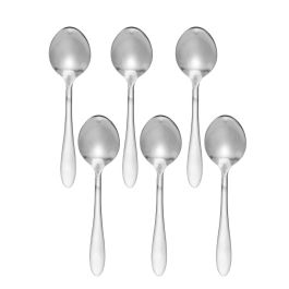 Set 6 Cucharas Café Acero Inox Brest Quid 14 cm