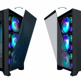 Coolbox Caja Ordenador Gaming Ge2000 Dualview ATX, Cristal Templado, ARGB, COO-CHA-GE2000-0