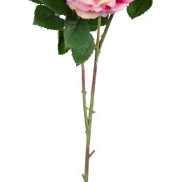 Flor Rosas Rosa Artificial Decoración 30 X 20 X 80 cm