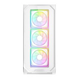 SHARKOON AK5G RGB Caja PC Midi Tower ATX Blanco con Iluminación RGB y Panel de Cristal Templado