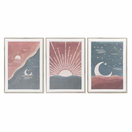 Cuadro Moderno DKD Home Decor Turquesa Granate 3 x 70 x 50 cm (3 Unidades) Precio: 32.13276. SKU: B1AG7GYRWG