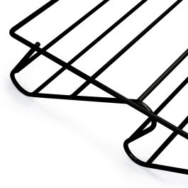 Emuca Kit de zapatero metálico y bastidor con guías cierre suave para armario, regulable, módulo 800mm, Negro texturizado