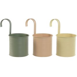 Macetero Shabby DKD Home Decor Amarillo Verde 11.5 x 21 x 11.5 cm (3 Unidades) Precio: 6.89000015. SKU: B1GRB8RKLP