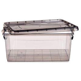 Caja de plástico Kipit antracita 22L, 32x20.5x50 cm (6 Unidades) Caja de plástico Kipit antracita 22L, 32x20.5x50 cm (6 Unidades)