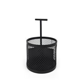 Inde Organizador de Menaje de Mesa de Metal Redondo My Bar para Cubiertos y Servilletas - 13.9 cm Ancho (8 Unidades)