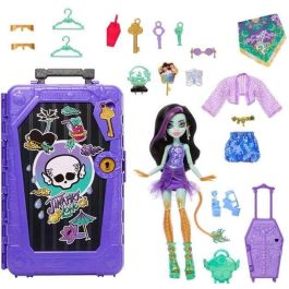 Mattel Muñeca Monster High Skulltimate Secrets Series 7 Jinafire Long, Incluye Mas de 19 Sorpresas