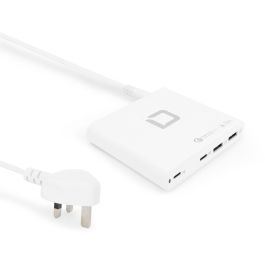 Dicota D31893 Universal Charger PRO 120W para Portátil, Smartphone, Tablet - 2 USB-A, 2 USB-C (QC 4+, PD 3.0) EU/UK