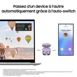 Samsung SAM1708126615232 Portátil Galaxy Book4 15.6" Intel Core i5U, 8 GB RAM, 256 GB SSD, Gráficos Intel, AZERTY, Gris