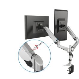 Digitus DA-90353 Soporte para 2 Monitores hasta 32" y 8kg por Pantalla