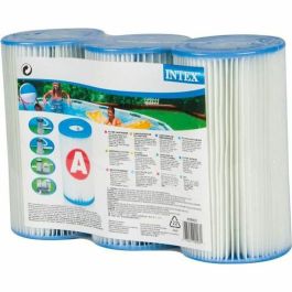 Intex Cartucho de Filtro Tipo A Lote 3 Fibra Dacron Purificador de Piscina Fácil Limpieza 2-5.7 m³/h Precio: 23.50000048. SKU: B1GPVNKZVX