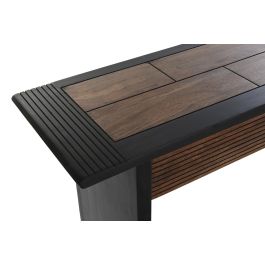 Consola DKD Home Decor Marrón oscuro Acacia 140 x 40 x 76 cm