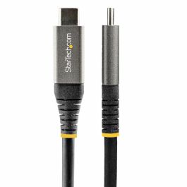 Cable USB C Startech USB315CCV2M Negro/Gris 2 m Cable USB C Startech USB315CCV2M Negro/Gris 2 m