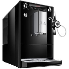 Melitta E957-101 Cafetera Espresso Automática Caffeo Solo & Perfect Molinillo Integrado Cappuccinatore 15 Bares 1400W Negra