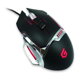 Conceptronic Ratón Gaming DJEBBEL02B Óptico 4000 DPI Programable Ergonómico para Juego