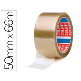 Tesa Cinta Adhesiva Precinto Transparente 66 mt x 50 mm para Embalaje Precio: 17.5000001. SKU: B14SMPWBJY