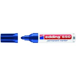 Marcador Permanente Edding 550 Conico Azul (Set de 10) Precio: 32.49999984. SKU: B1BXFHEBTA