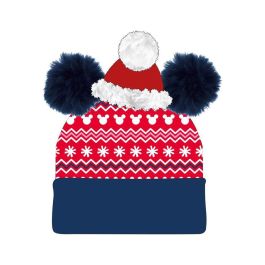 Cerdá Gorro de Punto Christmas Minnie Mouse | Edad 3+ | Color Rojo