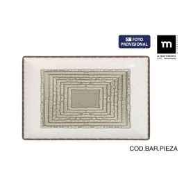 Inde Fuente rectangular "Occhio" Elite Brillo, cerámica, 30 cm largo x 20 cm ancho x 2.5 cm alto, 755 g (6 Unidades) Precio: 44.165. SKU: B17V2H2S7R