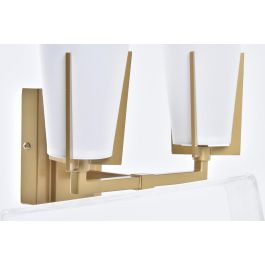 DKD Home Decor Lámpara Aplique Moderno Dorado Blanco 18 x 23 x 30 cm