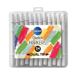 Rotulador Centrum Marker Para Bocetos Doble Punta Estuche De 24 Precio: 10.50000006. SKU: B1EPTTM7PY