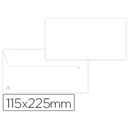 Liderpapel Sobre Blanco 115x225 mm Tira de Silicona Papel Reciclado 90 gr Caja 500 Unidades Precio: 19.49999942. SKU: B1CLTZ5WM6