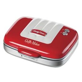 Ariete Gofrera Vintage Roja, Bordes Redondos - Diseño Retro Años 50 Precio: 30.50000052. SKU: B1C39D56SD