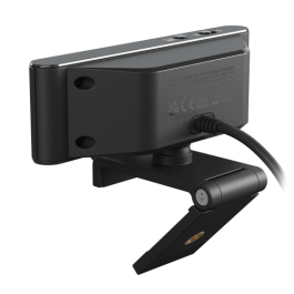 Creative Labs 73VF099000000 Webcam Live! Cam 4K UHD Plug-and-Play para Videollamadas y Transmisiones con Lente Gran Angular y Micrófonos Duales