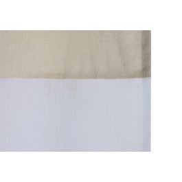 Cortina Boho DKD Home Decor Blanco Natural 260 x 140 cm (2 Unidades)