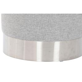 DKD Home Decor Reposapiés Gris Plateado 35 x 42 x 35 cm