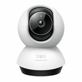 Tp - link Tapo TC72 Cámara Seguridad WiFi 360° 2K, Visión Nocturna, Detección IA, Alarma Luz/Sonido, Control Voz