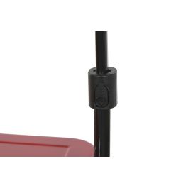 DKD Home Decor Nevera Rojo Negro 88 x 39 x 120 cm Metal PP Ruedas Desmontable