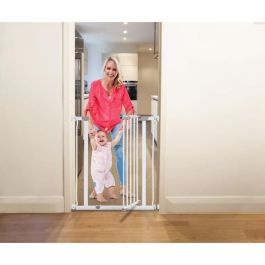 Barrera de seguridad - DREAMBABY - AVA - Montada a presión - 61-68 x 76 cm - Doble cierre - Blanco Barrera de seguridad - DREAMBABY - AVA - Montada a presión - 61-68 x 76 cm - Doble cierre - Blanco