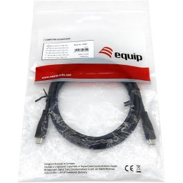 Equip Kabel USB-A 2.0 -> C St/St 3.00m 3A 480Mbps sw