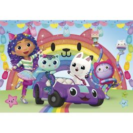 Clementoni Puzzle La Casa de Muñecas de Gabby 2x60pzs Tamaño 26,8x18,3cm