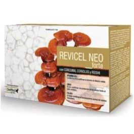 DIETMED Revicel Neo 30Amp. - Complemento con Cúrcuma, Reishi, Cordyceps, Coriolus, Vitaminas B12, D y Zinc. Modulador celular y antioxidante. Precio: 45.4999996. SKU: B13T254CAX