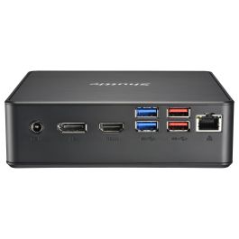 Shuttle NC40U5 Mini PC Barebone Negro (Intel Core i5-1235U) 24/7, Dual Video, Ultra HD, DDR4, UHD Graphics, NVMe, USB 3.2 Gen 2
